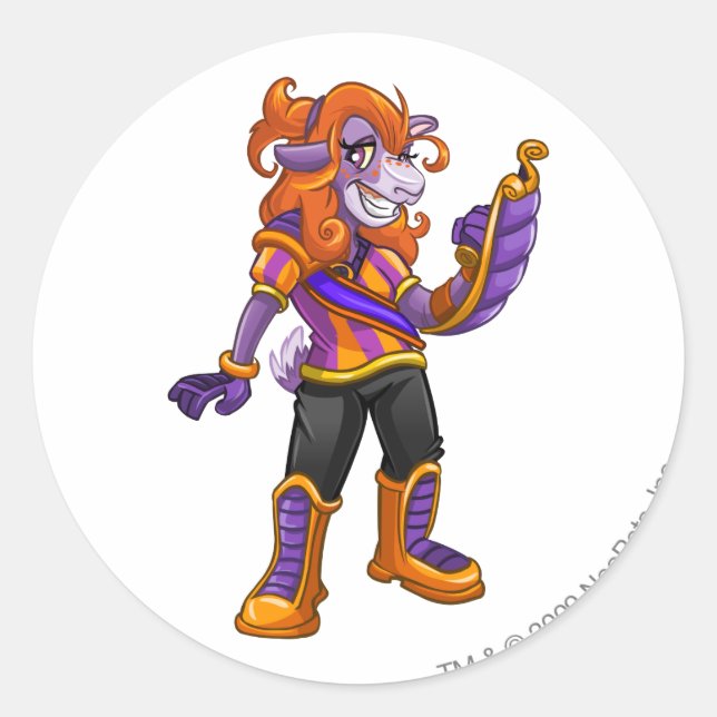 Kreludor Team Captain 2 Runder Aufkleber (Vorderseite)