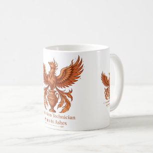 Kremierungstechniker-Asche-zu-Asche-Tasse Kaffeetasse