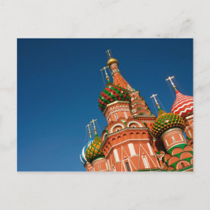 Kreml, Vasilij Blessed   Moskau, Russland Postkarte