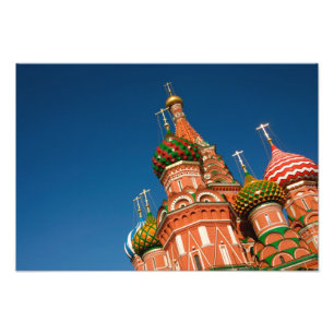 Kreml, Vasiliy gesegnet Moskau, Russland Fotodruck