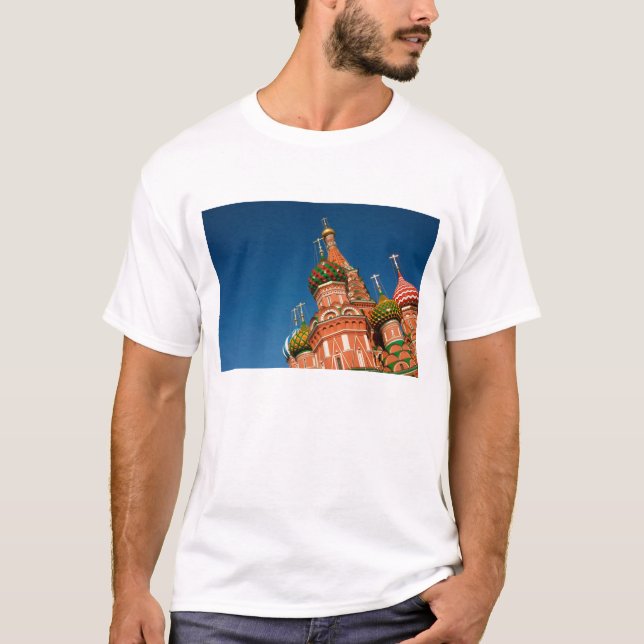 Kreml, Vasiliy gesegnet| Moskau, Russland T-Shirt (Vorderseite)