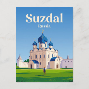 Kreml von Susdal Russland Postkarte
