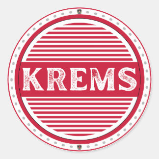 Krems City Pride Emblem – Österreichische Identitä Runder Aufkleber