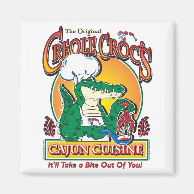 KREOLE-CROC MAGNET (Vorne)