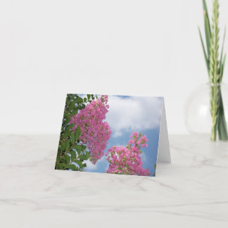 Krepp Myrte Notecard Karte