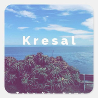 Kresal Nehmen Sie Zuhause Aufkleber