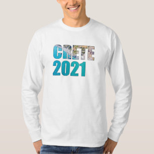 Kreta 2021 Beach Griechenland Urlaub T-Shirt