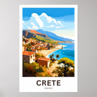 Kreta Greece Travel Print