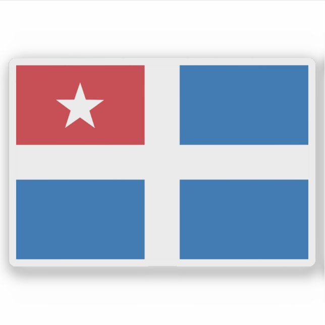 Kreta, Griechenland (1898-1908) Aufkleber (Vorderseite)