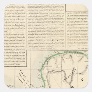 Kreta, Griechenland, Libyen 4 Quadratischer Aufkleber