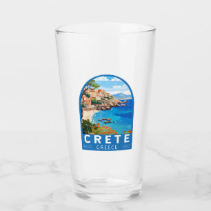Kreta Griechenland Reise Kunst Vintage Glas