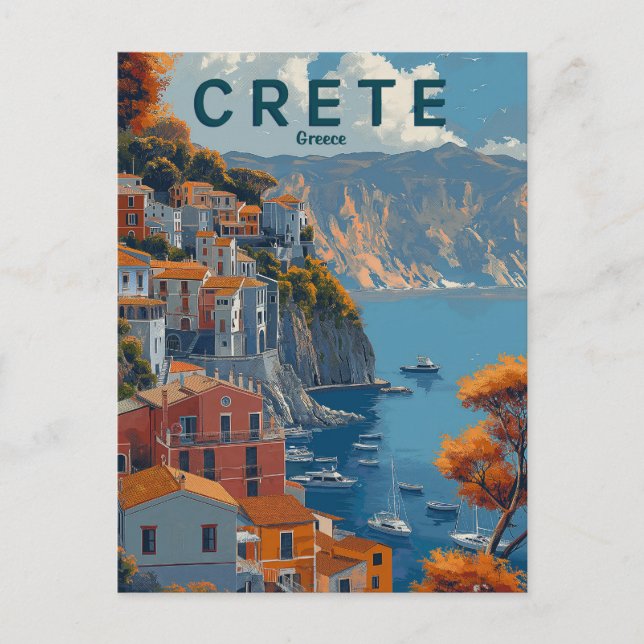 Kreta Griechenland Reisen Postkarte (Vorderseite)