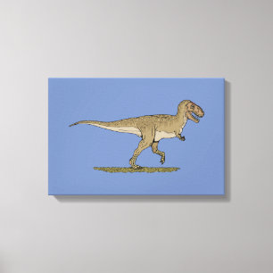 Kretakeale Dinosaurier Tyrannosaurus rex Leinwanddruck