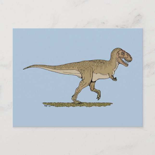 Kretakeale Dinosaurier Tyrannosaurus rex Postkarte (Vorderseite)
