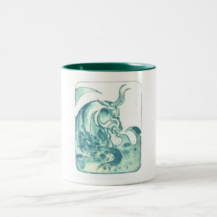 Kretische Reibung Zweifarbige Tasse