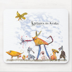 Kretures in Kraks mousepad… Mousepad