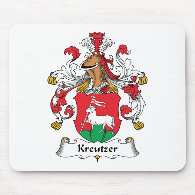 Kreutzer Familienwappen Mousepad (Vorne)
