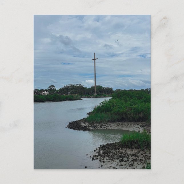 Kreuz am Wasser Postkarte (Vorderseite)