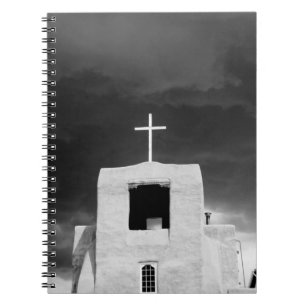 Kreuz auf der ältesten Kirche, San Miguel, Santa F Notizblock