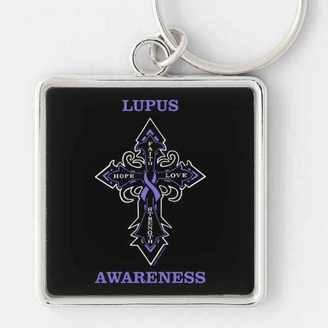 Kreuz/Bewusstsein...Lupus Schlüsselanhänger (Vorne)