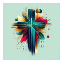 Kreuz Christliches Poster