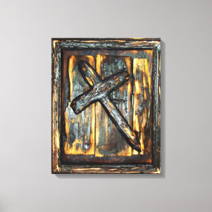 Kreuz der Apokalypse Leinwanddruck