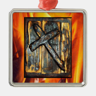 Kreuz der Apokalypse Ornament Aus Metall