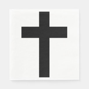 Kreuz des Christentums Serviette