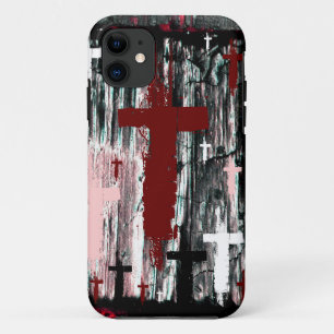 Kreuz des gequetschten Mauspads Case-Mate iPhone Hülle