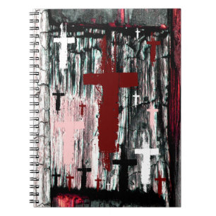 Kreuz des gequetschten Mauspads Notizblock