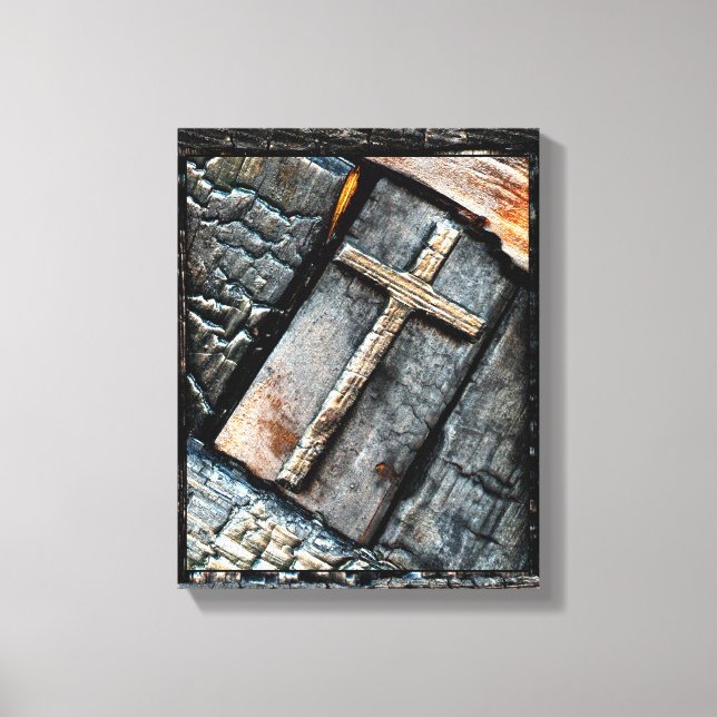 Kreuz des Schutzes Leinwanddruck (Vorderseite)