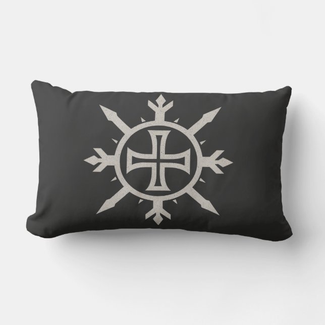 "Kreuz-Emblem"  Lendenkissen (Vorderseite)