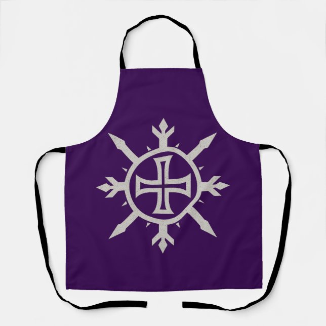"Kreuz-Emblem"  Schürze (Vorderseite)
