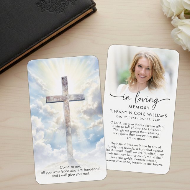 Kreuz Gedenkkarten Christliche Gebetskarten (Von Creator hochgeladen)