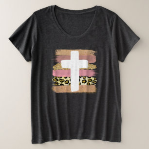 Kreuz Große Größe T-Shirt