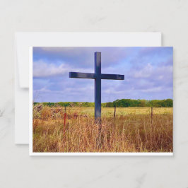Kreuz in der Landesnotecard Postkarte