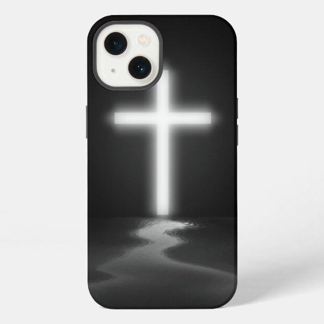Kreuz iPhone Hülle (Rückseite)