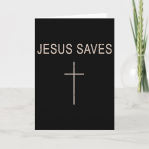 Kreuz Jesus Retten Minimalistischer Christlicher G Karte