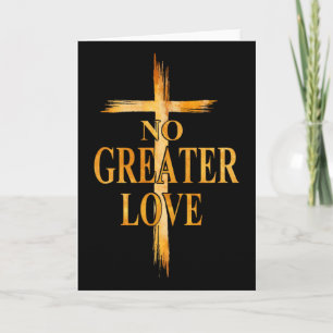 Kreuz Keine Größere Liebe Ostern Jesus Religiöse M Karte