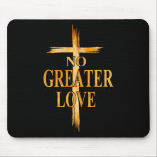 Kreuz Keine Größere Liebe Ostern Jesus Religiöse M Mousepad