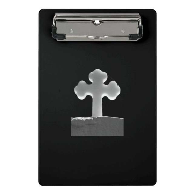 Kreuz Mini Klemmbrett (Vorderseite)