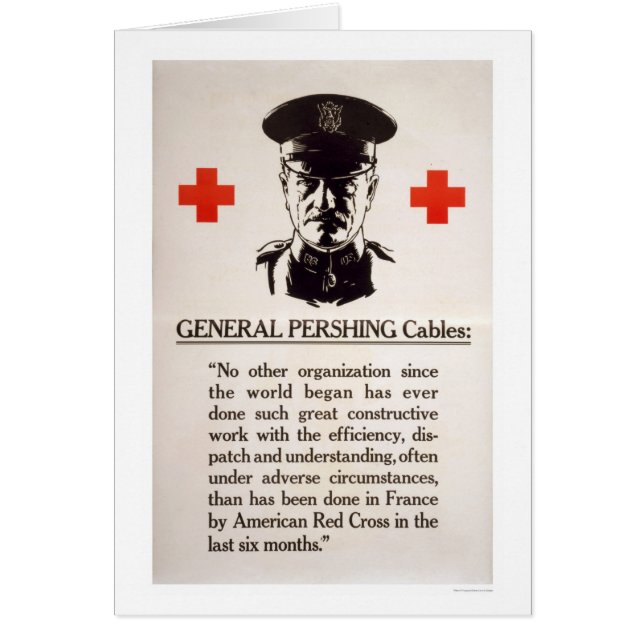 Kreuz-Plakat General-Pershing (Vorne)
