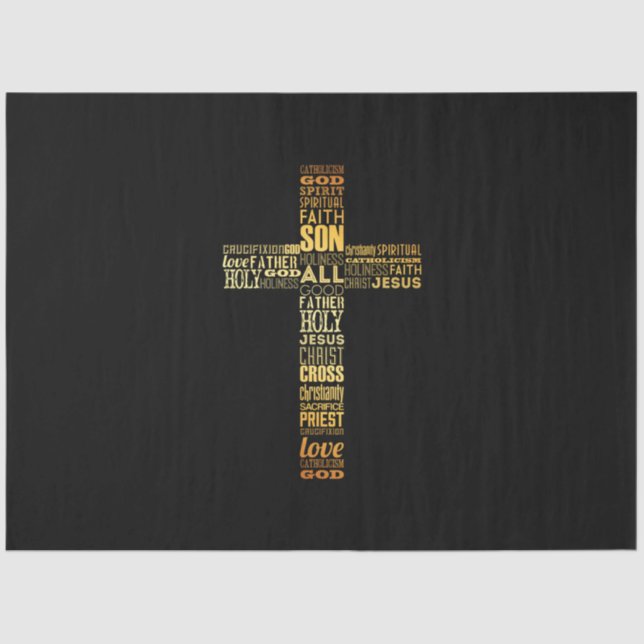 Kreuz Seidenpapier (Vorderseite)