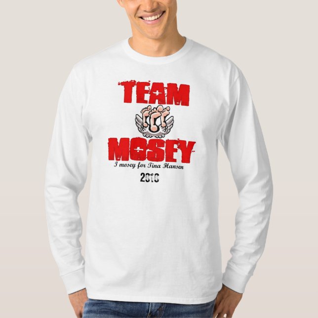 Kreuz-Team Mosey lange Hülse T-Shirt (Vorderseite)