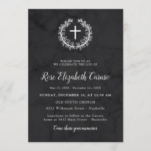 Kreuz u. Kranz - Feier des Lebens Einladung