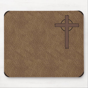 Kreuz u. Leder EINGEBRANNTES MousePads