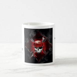 Kreuz-u. Scull-Tasse Verwandlungstasse