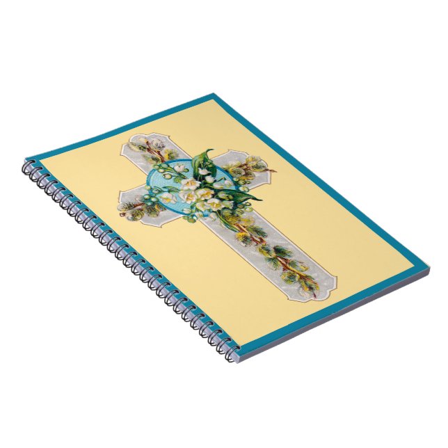 Kreuz und Blumen von 1910 Notizblock (Rechte Seite)
