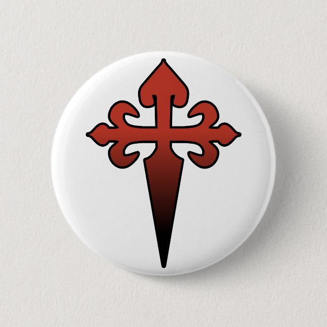 Kreuz und Dolch Button (Vorderseite)