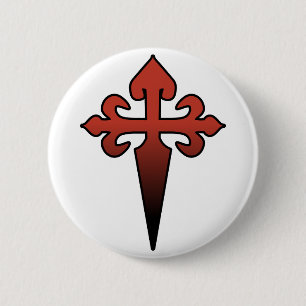 Kreuz und Dolch Button